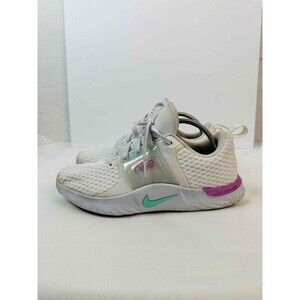 Nike Womens White Green Renew In Season TR 10 Training Shoes CK2576 104